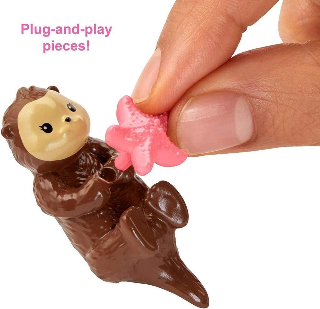 Barbie Club Chelsea Doll and Aquarium Playset, 6-inch Brunette, with Accessories, for 3 to 7 Year Olds