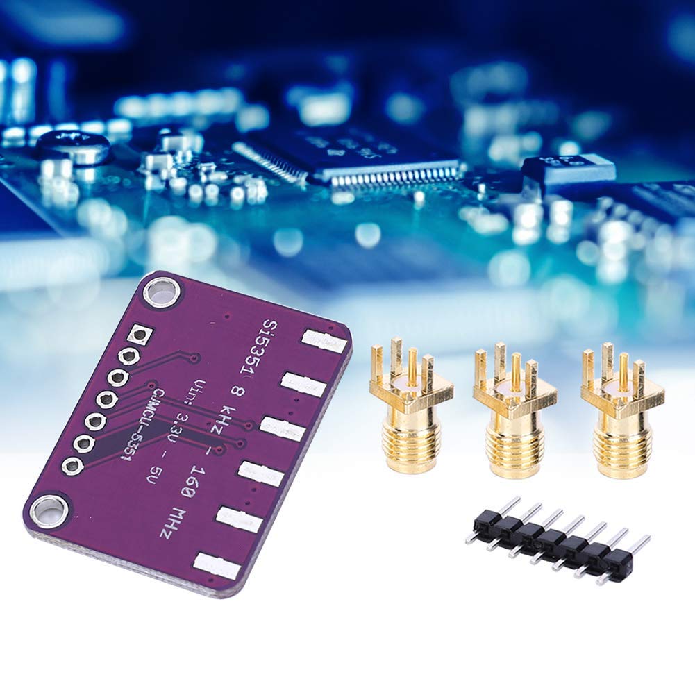 Scheda di Breakout del Generatore di Clock, CJMCU-5351 Si5351A Clock Splitter Generator Signal Component 8KHz-160MHz Componente Elettronico