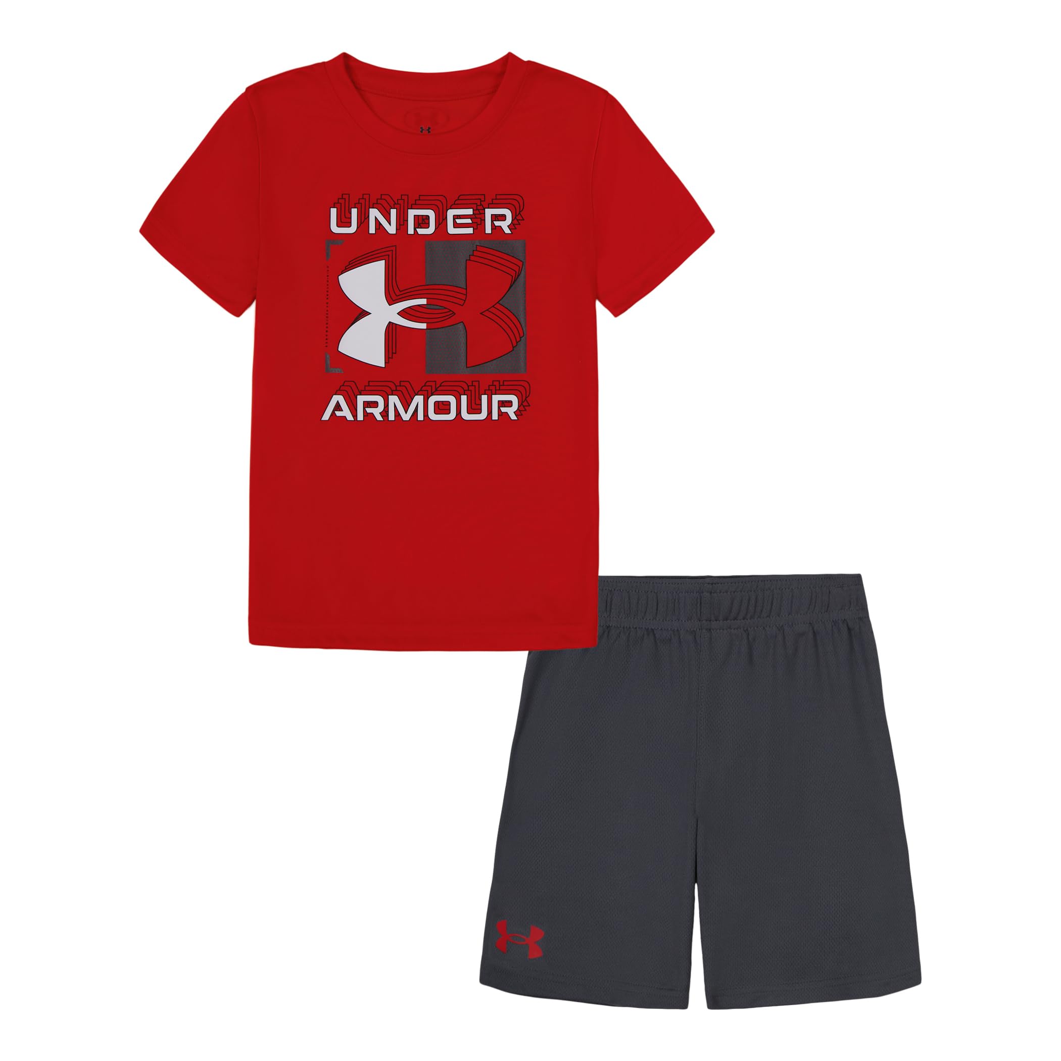 Under Armour Boys' 2-piece Short Sleeve Graphic T-Shirt and Shorts Set