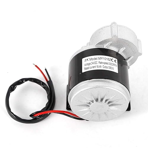 Miniatura 3 de Motor eléctrico de 24 V 350 W para bicicleta Scooter MY1016Z3 Reducción de engranajes con piñón de 9 dientes (24 V 350 W, 1)