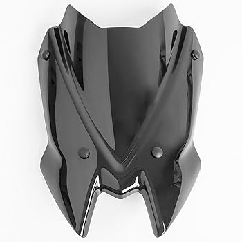 Amazon.com: Motorcycle Windshield Deflector Double Bubble