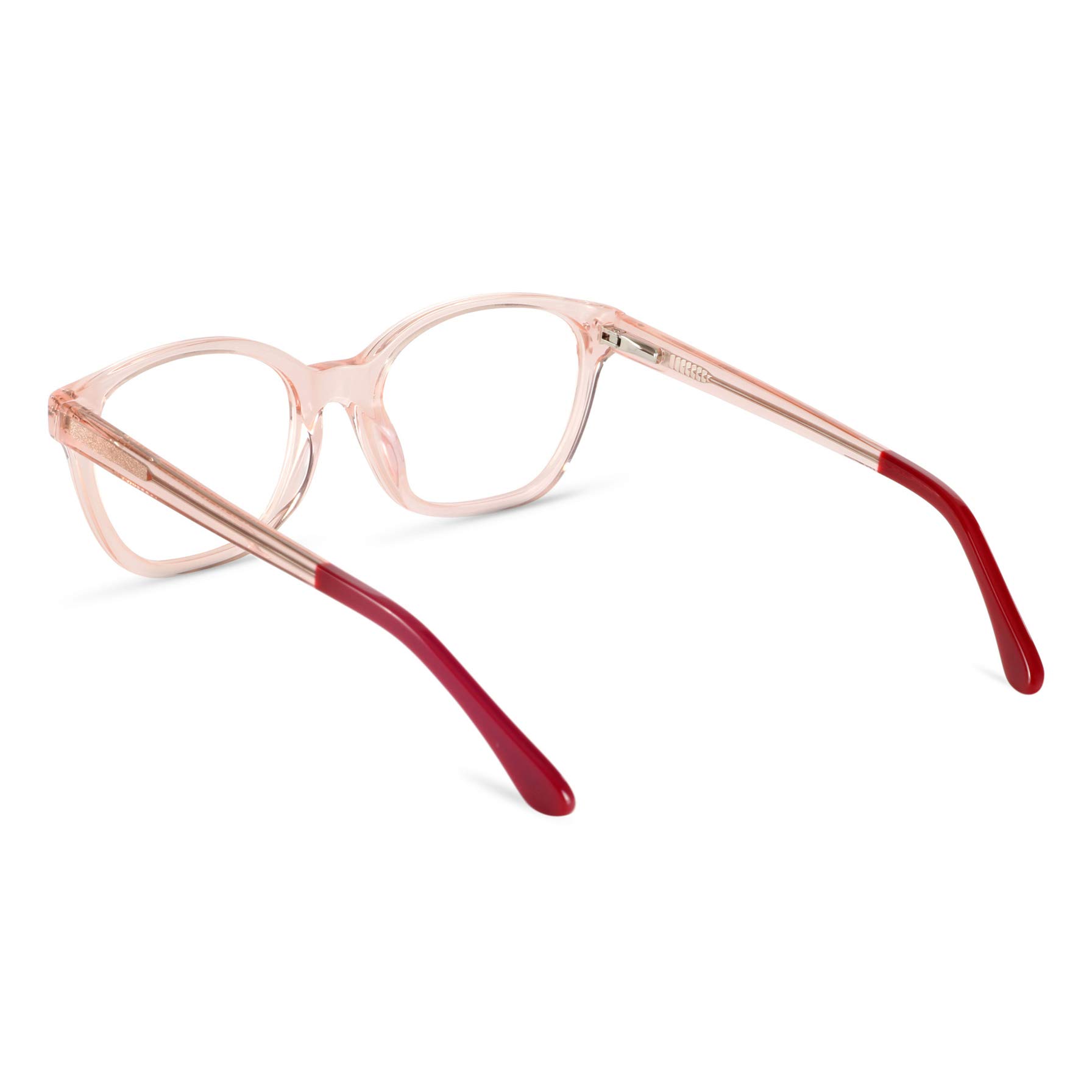 Gafas infantiles con protección contra la luz azul, sin graduación, protección UV400, unisex, para niños y niñas, lentes intercambiables, material robusto, modelo Zebra