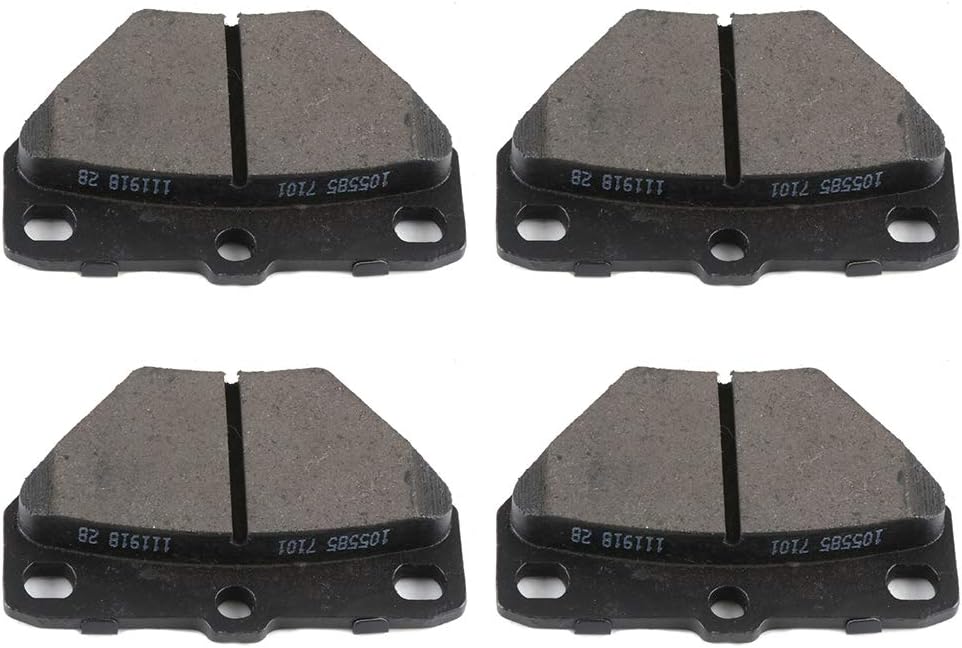 cciyu D823 Ceramic Rear Brake Pad Set Fit For 2003-2006 For Pontiac Vibe,2000-2005 For Toyota Celica,2005-2006 For Toyota Corolla,2003-2007 For Toyota Matrix