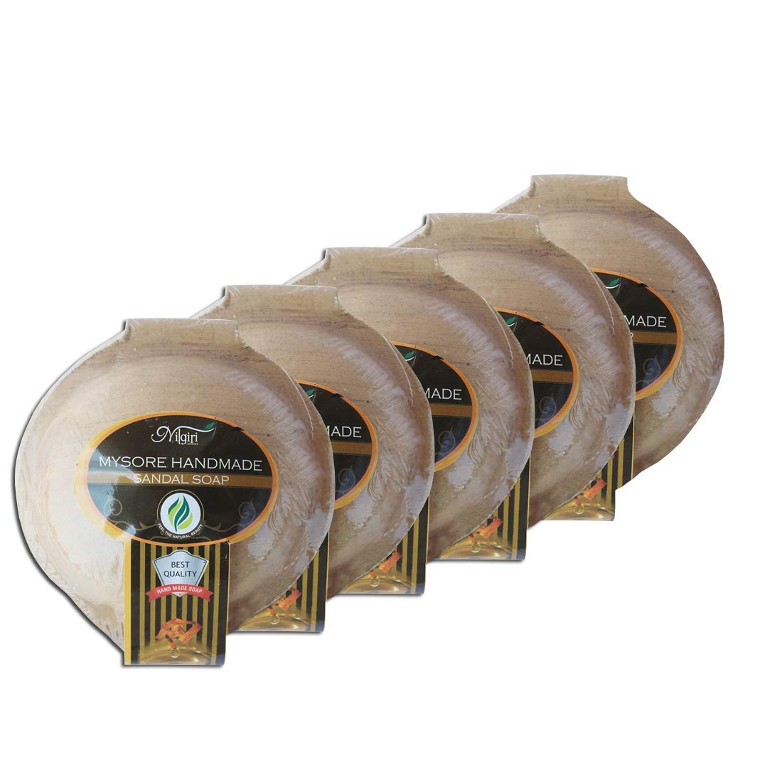 Nilgiri Aromas Mysore Handmade Sandal Soap Combo Pack 5 * 90g