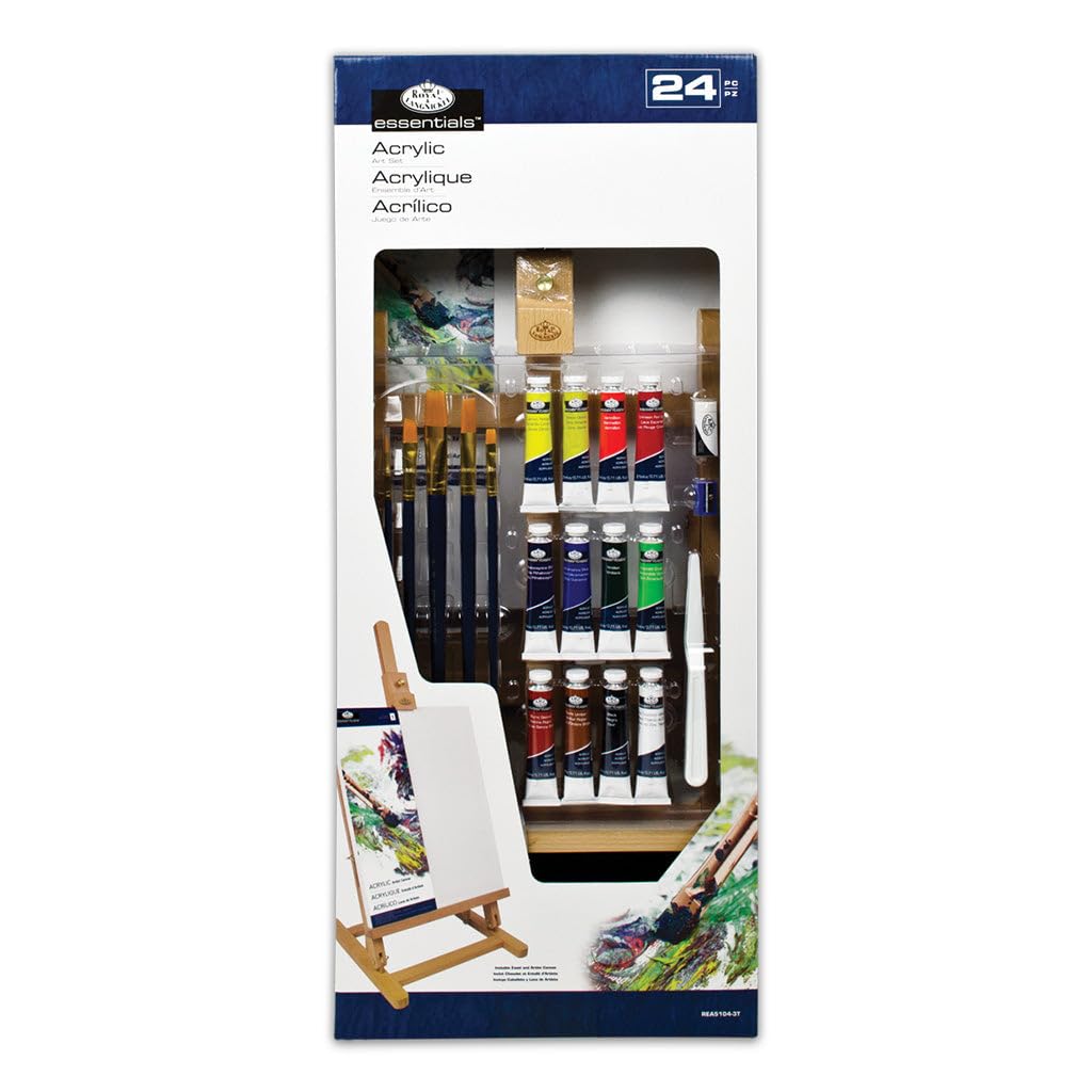 Royal & Langnickel REA-4901 - Set per Pittura acrilica con Custodia