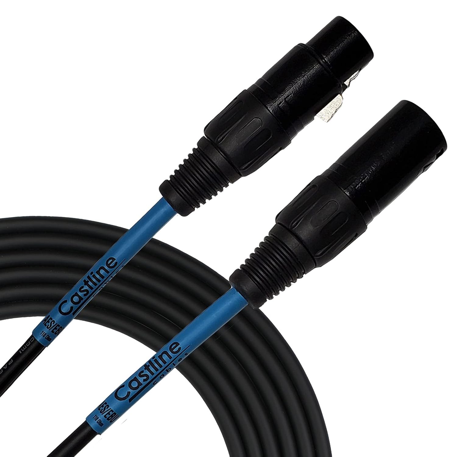 Castline Gold AES/EBU XLR Digital Audio Cable 110 Ohm Mogami 3080 (10)