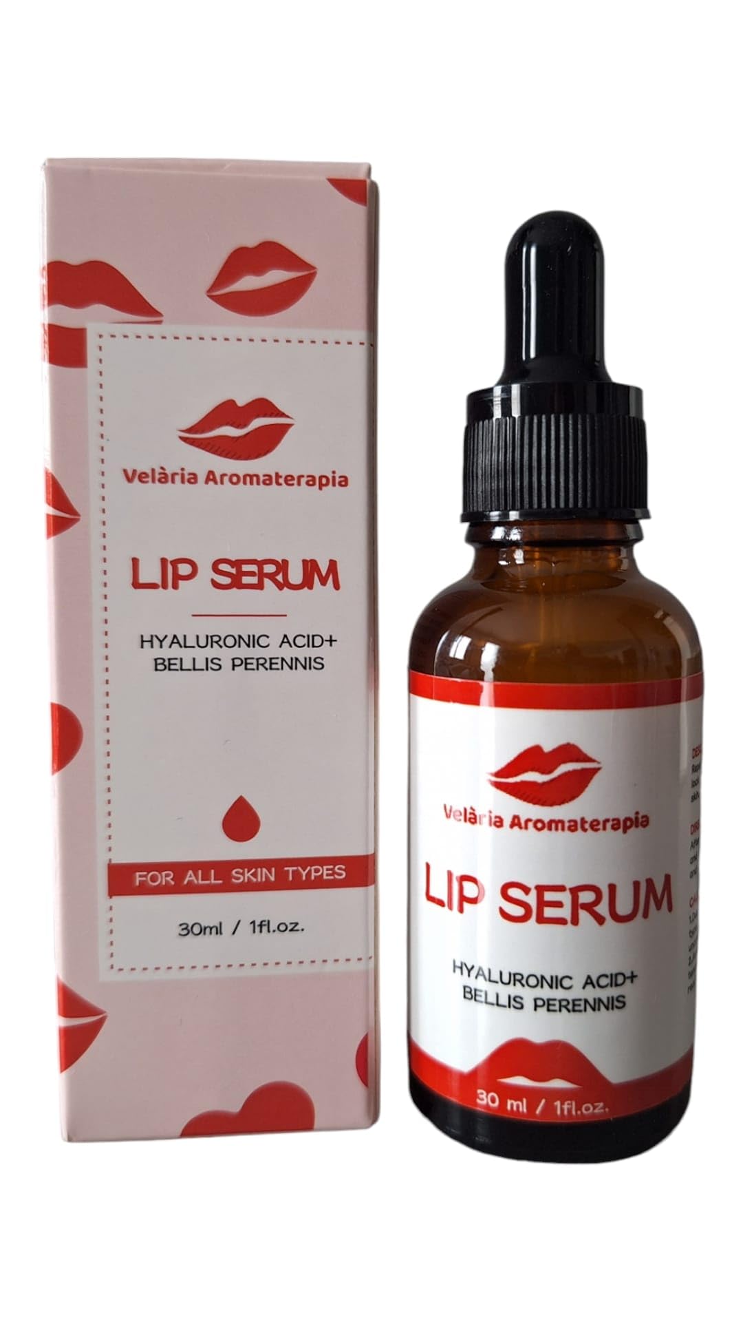 Serum labios ácido hialuronico- retinol- extracto de jazmín y margarita 30ml reparador labial -lip serum- post tratamiento relleno labial
