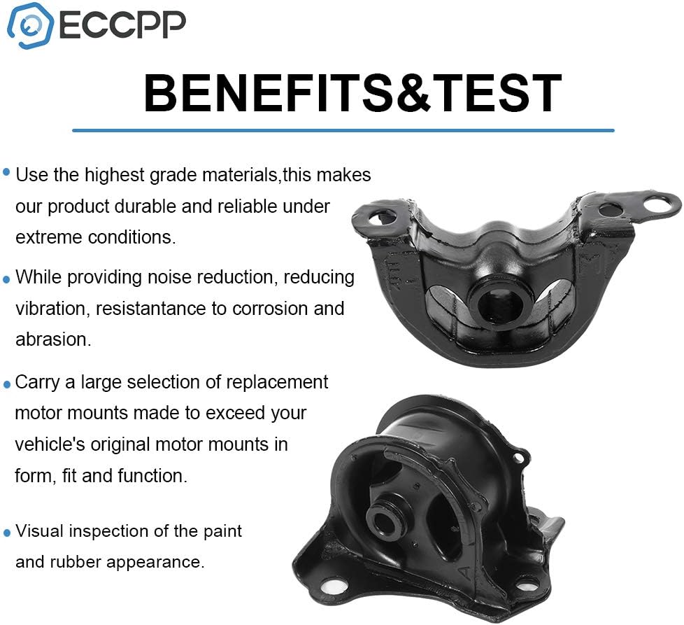 ECCPP Engine Mount and Trans Mounts A6576 A6585 A6520 A6506 A6526 Set of 5 Fit for 1997 1998 1999 2000 2001 for Honda CR-V 2.0L