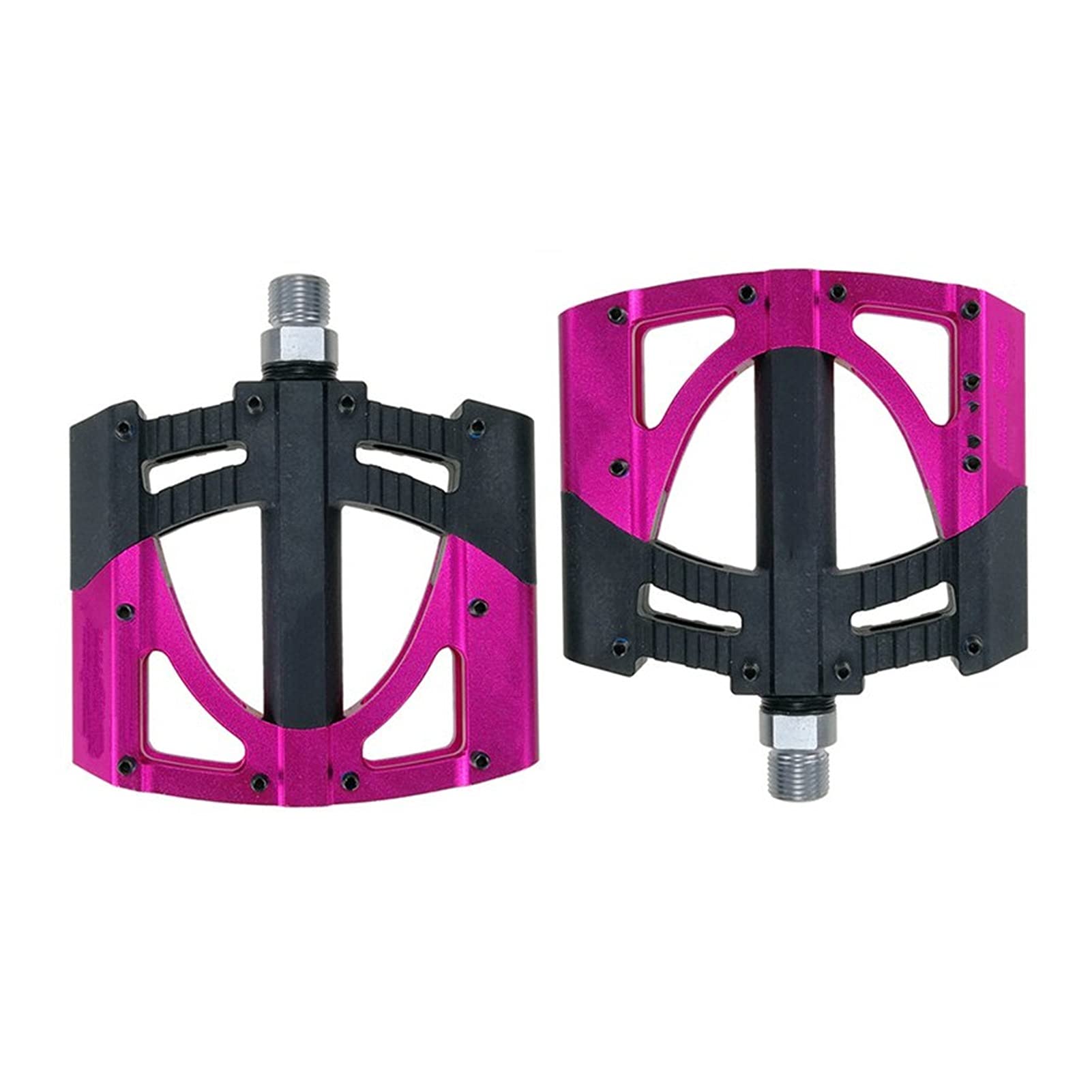 Pédales VTT Rose à 3 Roulements Étanches en Alu CNC Confortables