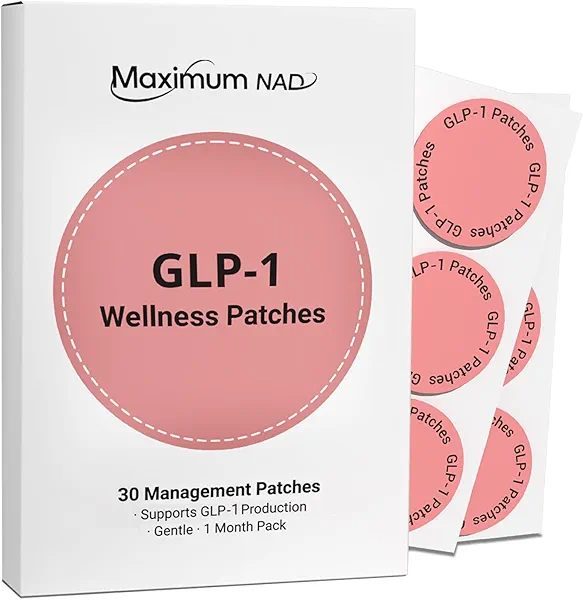 GLP-1 Wellness Patches - 30 Count, Natural Ingredients, Health Support & Physical Management, Vegetarian Friendly, Non-irritating and Easy to Remove