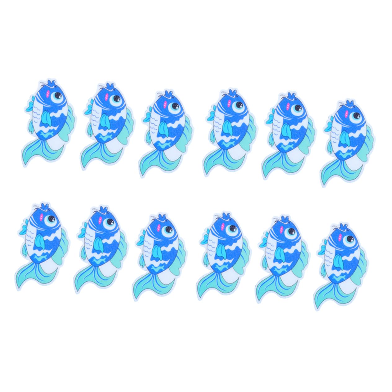 WOONEKY 36piezas Pegatinas Antideslizantes De Pescado para Baño De Seguridad Bañera y Ducha Adhesivos Decorativos De Peva para