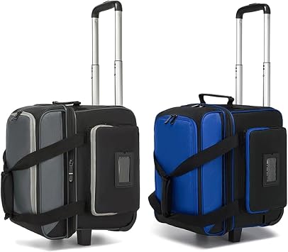 Single Roller Bowling Bag with Wheels and 1 Bowling Ball Bag