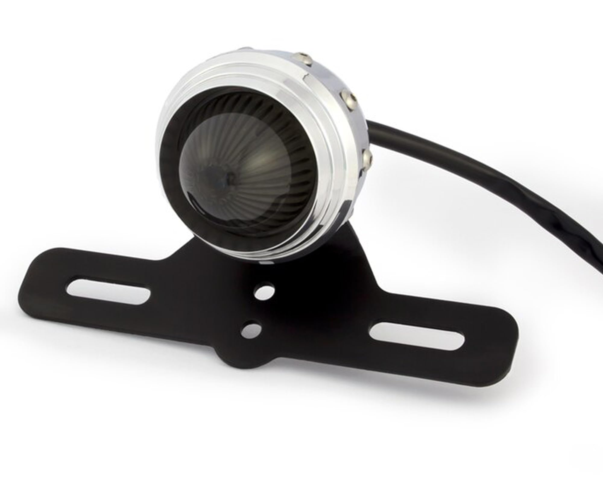Moto LED Feu Stop Arrière Style Rétro Personnalisé Vintage en Aluminium Poli