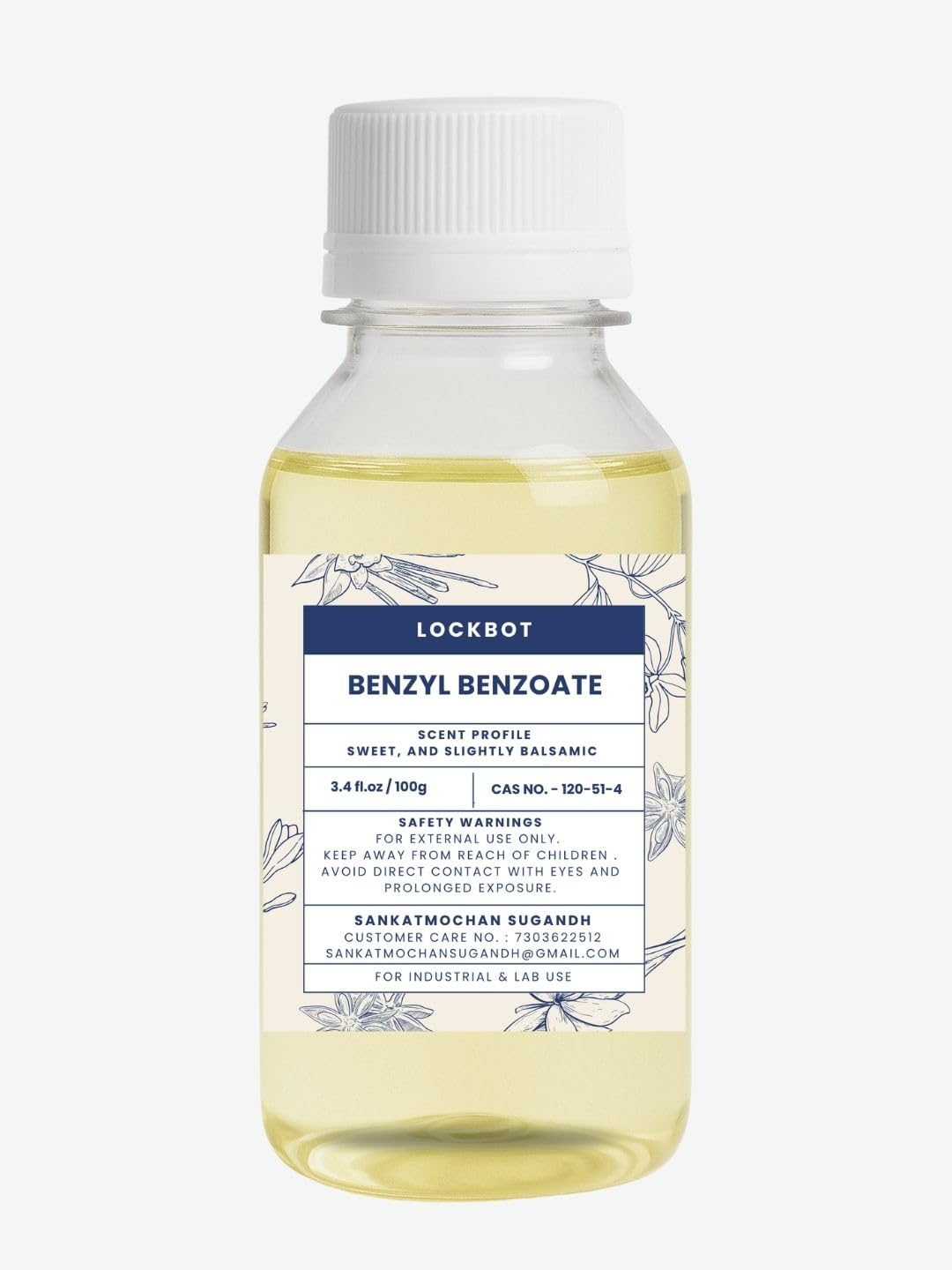 LockBot Benzyl Benzoate Fixative, Diluent & Fragrance Booster for Perfume & Essential Oils Formulation | Professional Grade - 100ml-picture-55