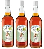 3 Flaschen Alpenschnaps/Steinbeisser Zirbe a 1000ml Zirbenzauber Zirbenschnaps 30% Vol. (aus...