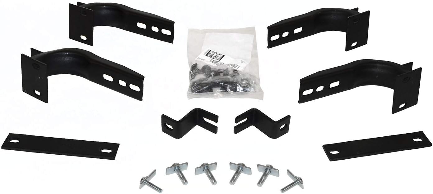 Go Rhino OE Xtreme Brackets | Mild Steel, Textured Black | 6842395 | Fits 2010-2014 Dodge Durango; 2011-2020 Jeep Grand Cherokee
