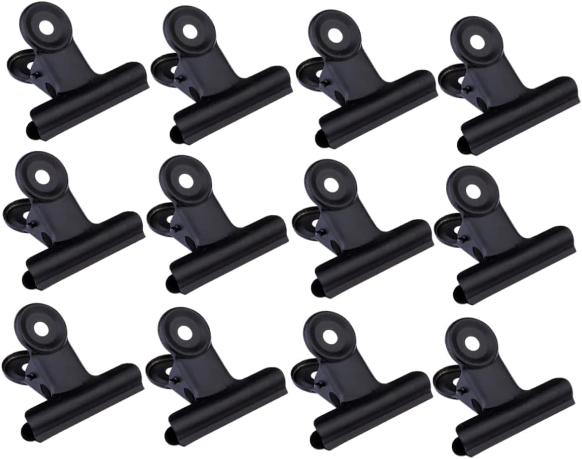 STOBOK 30pcs Strong Spring Metal Binder Clips Jumbo Clips for Note Price Tag Photo Storage