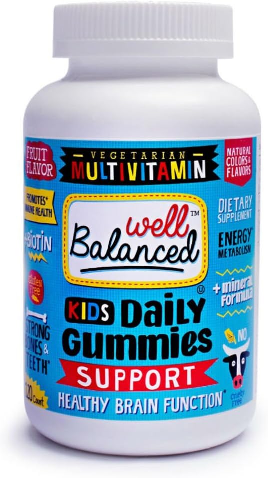 Kids Vegetarian Gummy Multi Vitamin W/Vitamin C 120 Count