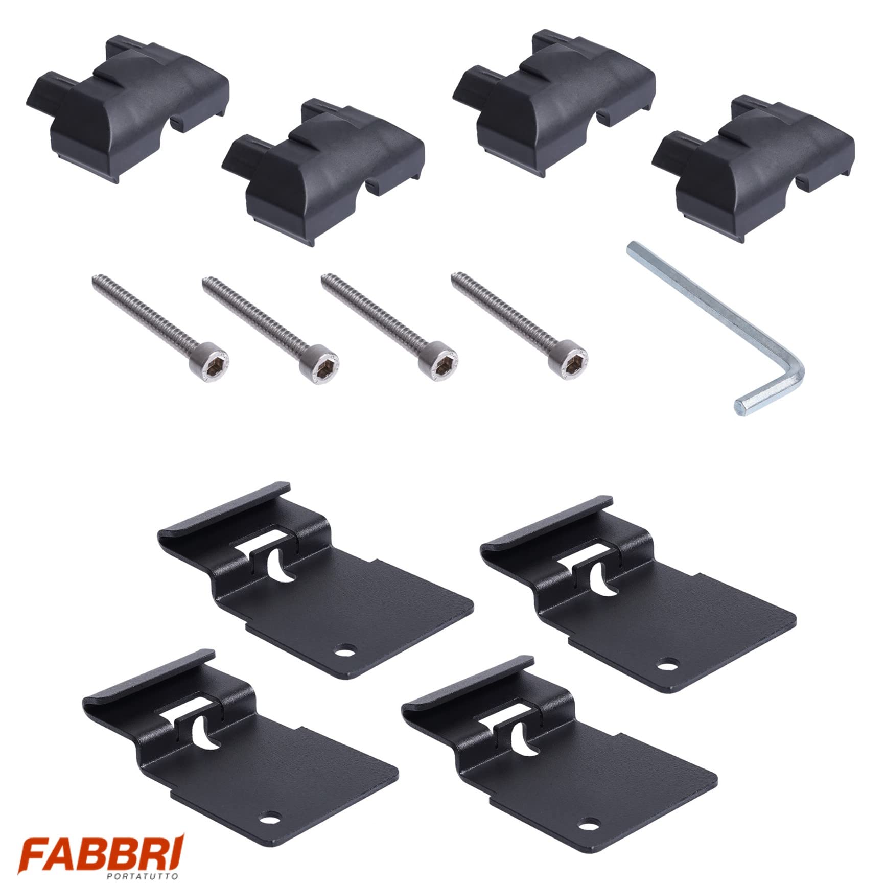 XIMPLIO Portabici posteriore Bici Ok MTB Van 6201837n di FABBRI per Ducato per Boxer, Nero