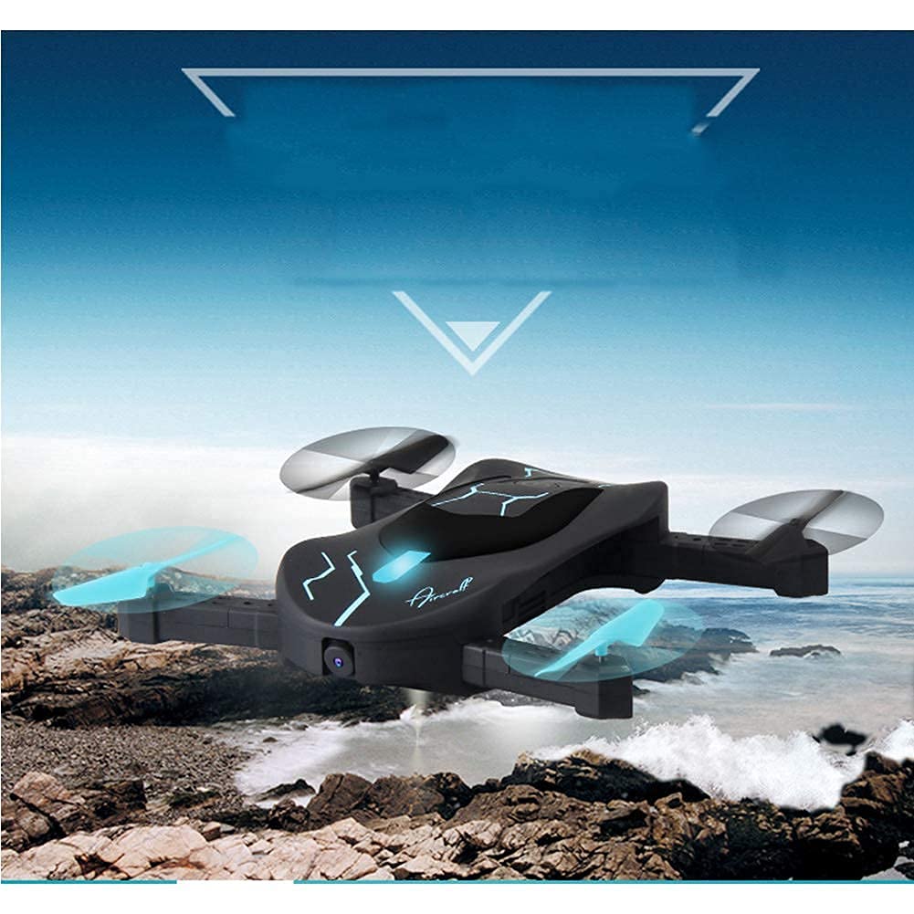 Mini Składany RC Nano Camera Drone dla dzieci Prezent Kieszonkowy Przenośny Quadcopter z lądowaniem jednym klawiszem, łatwy w pilotażu dla początkujących Biały 30 W
