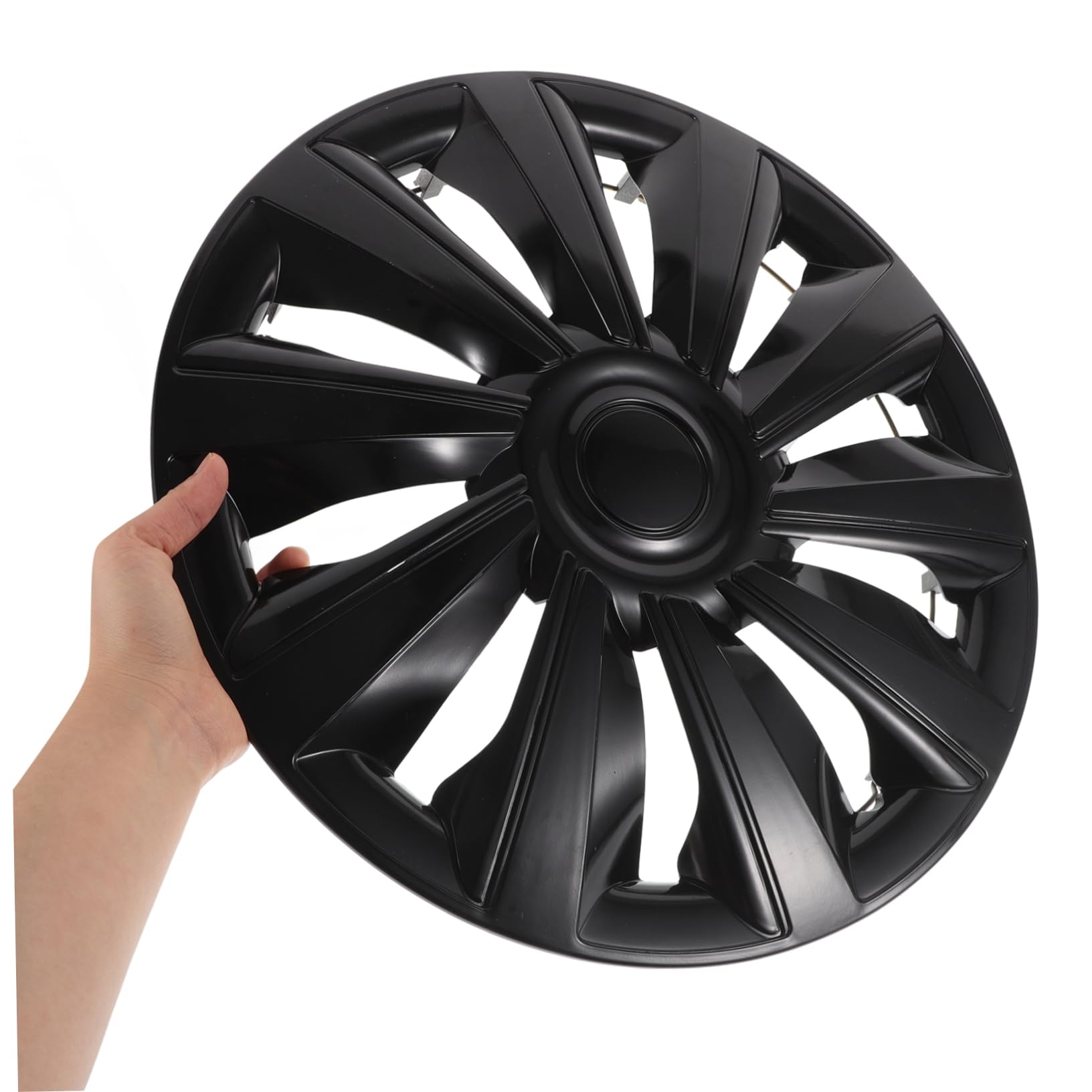 Alipis Copricerchi da Neri per Auto Coprimozzo Decorativo in Plastica Resistente Protezione per Mozzo della Ruota Anteriore