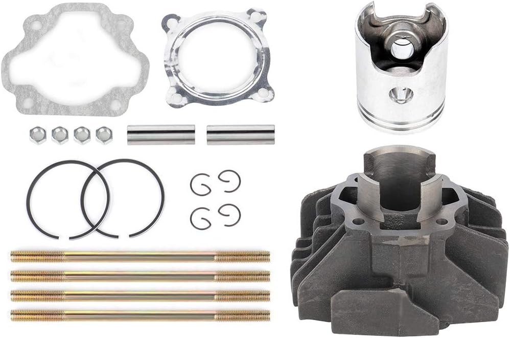 ECCPP New Cylinder Piston Ring Gasket for Yamaha PW80 PW 80 1983 1984 1985-2004 2006 Compatible fit for Cylinder Piston Gasket Top End Kit 1W7-11181-00-00