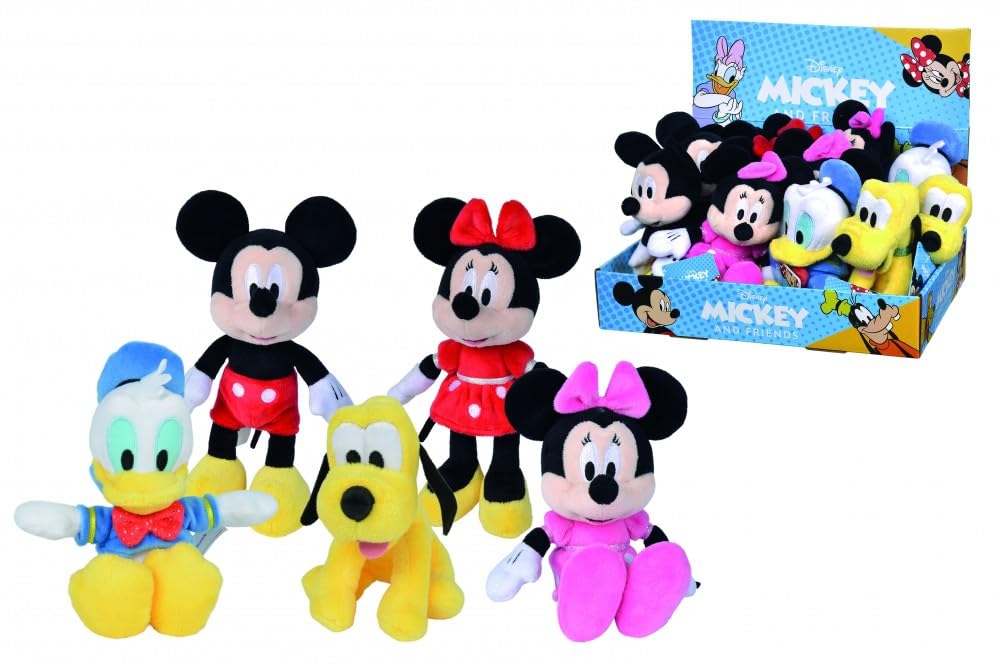 Personnage en Peluche Disney Mickey Mouse Refresh Core 20 cm Modèle aléatoire