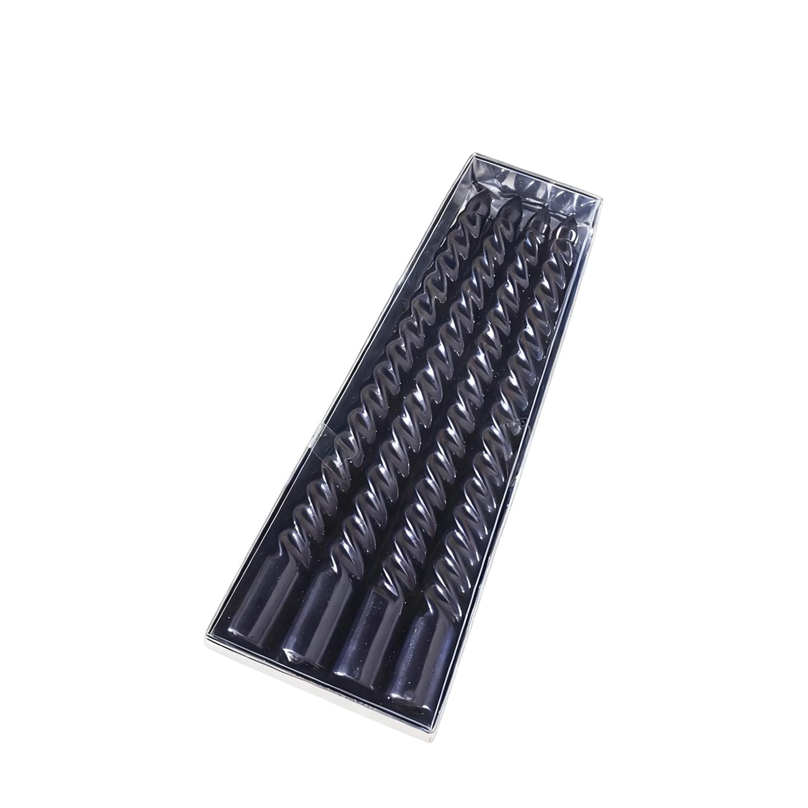 Limtula 4PCS Vibranted Colored Taper Not Drip Formulated 5 Hour Burning Time Perfect for Festival Event Colorful Twist
