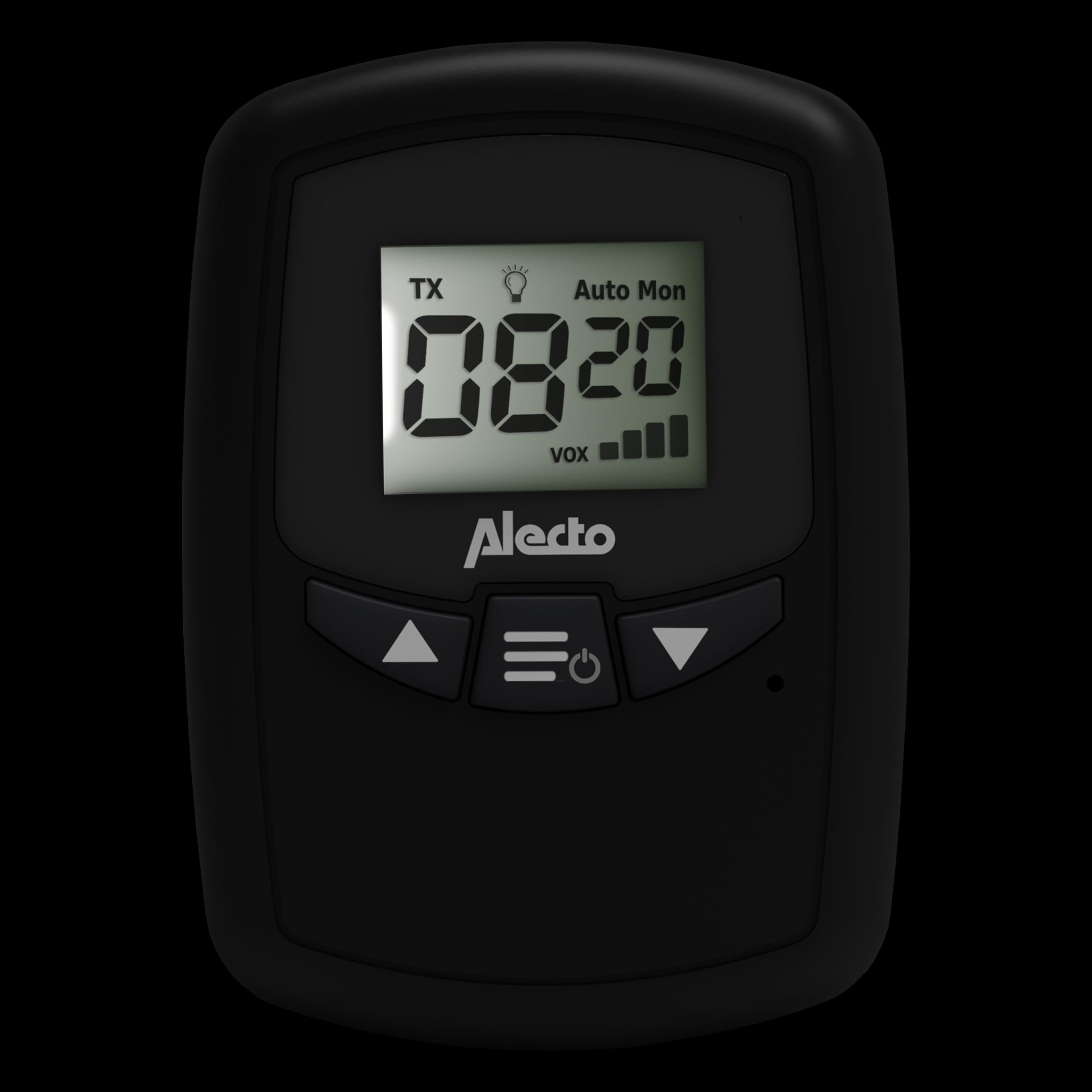 Alecto Unité bébé supplémentaire pour babyphone DBX80BK - Babyphone avec portée de 3 km - Rechargeable et fonction VOX - Noir
