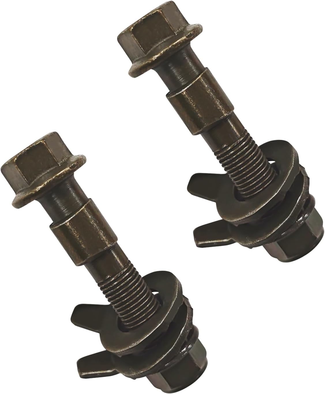 17mm Adjustable Camber Bolts Correction Alignment Kit 81290 for Front Wheels Cam Bolt, +/-1.75 Degree Camber Correction Alignment Tool Bolts for Lexus Toyota Replacement Accessories（2PCS）