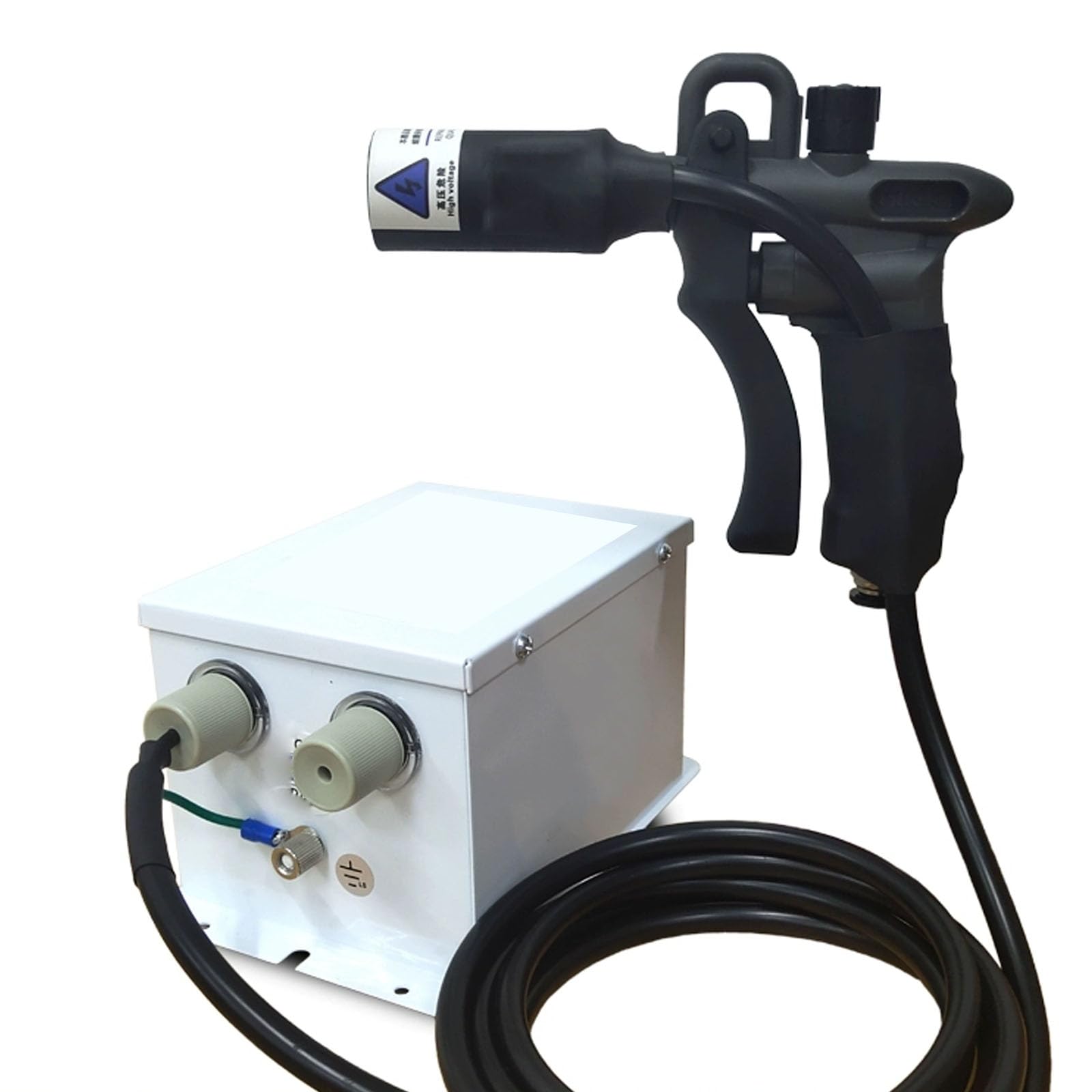 Antystatyczny jonizujący pistolet pneumatyczny, eliminator statyczny, z generatorem wysokiego napięcia 4,6 kV, regulowane ciśnienie powietrza, do przemysłowego usuwania statycznego, naprawy