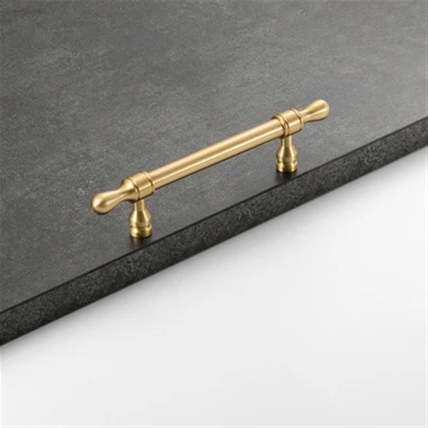 Cabinet Handles and Knobs Elegant Drawer Pulls Solid Brass Kitchen Cupboard Handle Wardrobe T Bar Handles for Furniture 1Pcs (Color : C-4686-160)