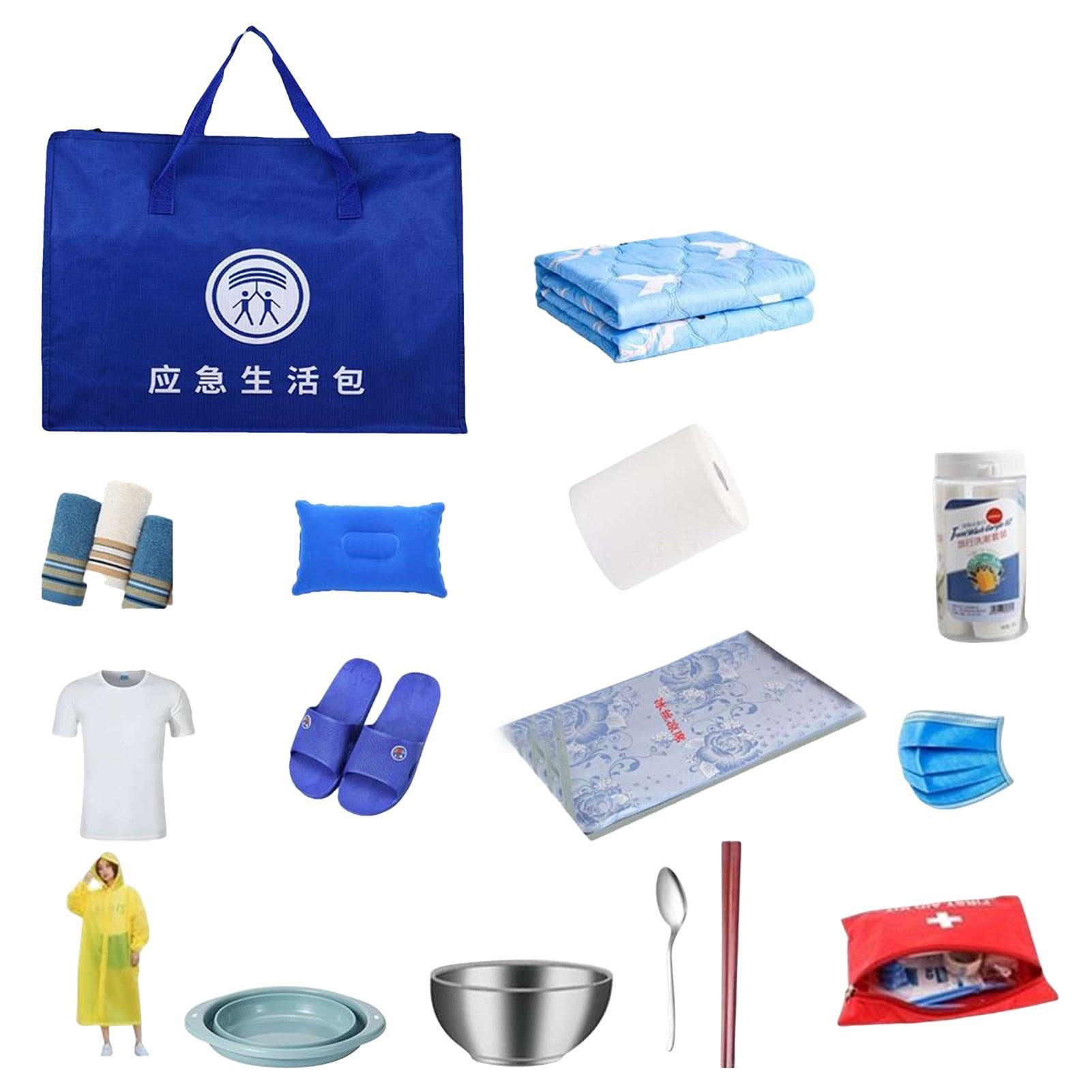 Survival-Kit, Camping-Survival-Kit Überlebensbedarf für Notfälle | Outdoor-Überlebensausrüstung für Reisen, Camping, Wandern, Outdoor-Vorbereitungsausrüstung