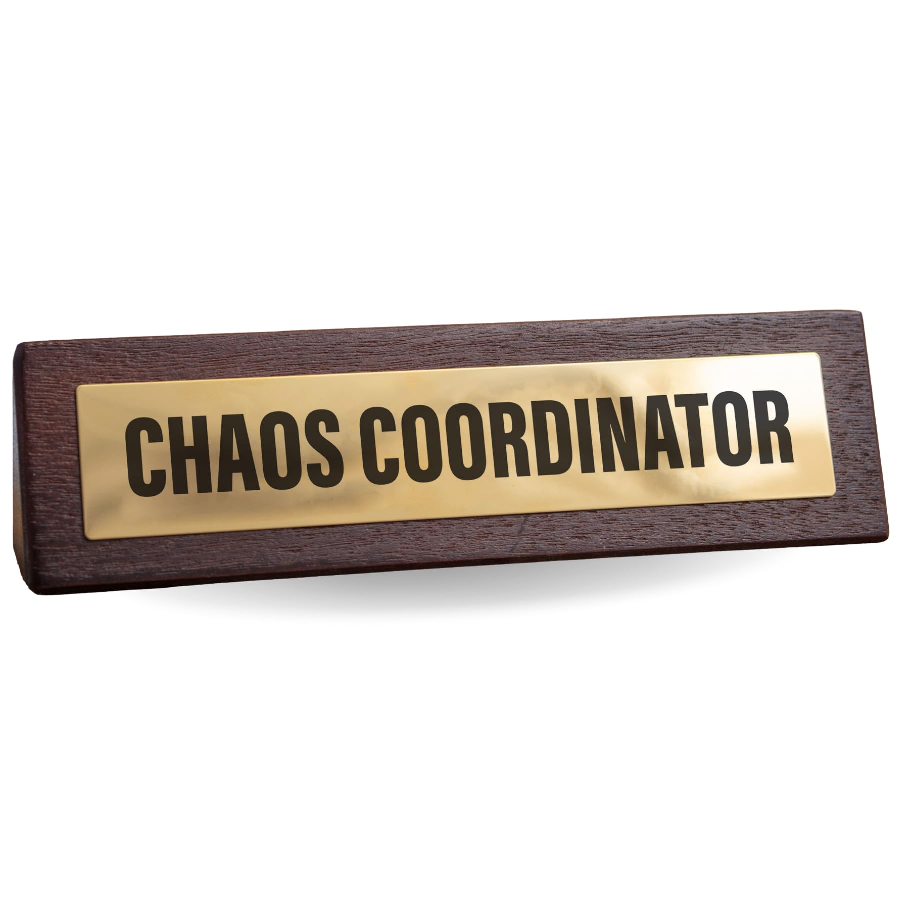 Boxer Gifts Chaos Coordinator Novelty Desk Sign - Funny Manager Gift for Your Boss and Colleagues Secret Santa - Novelty Work Accessories