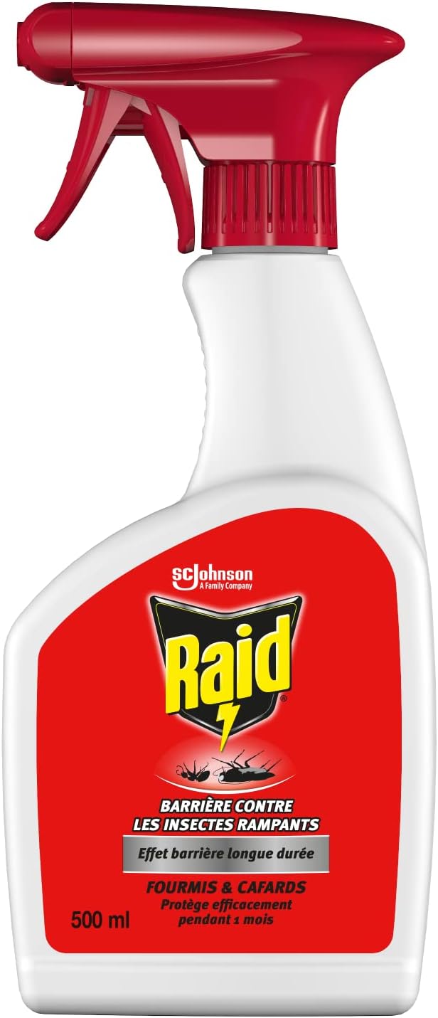 Raid Barrière Insectes Rampants 500ml - Protection 1 Mois