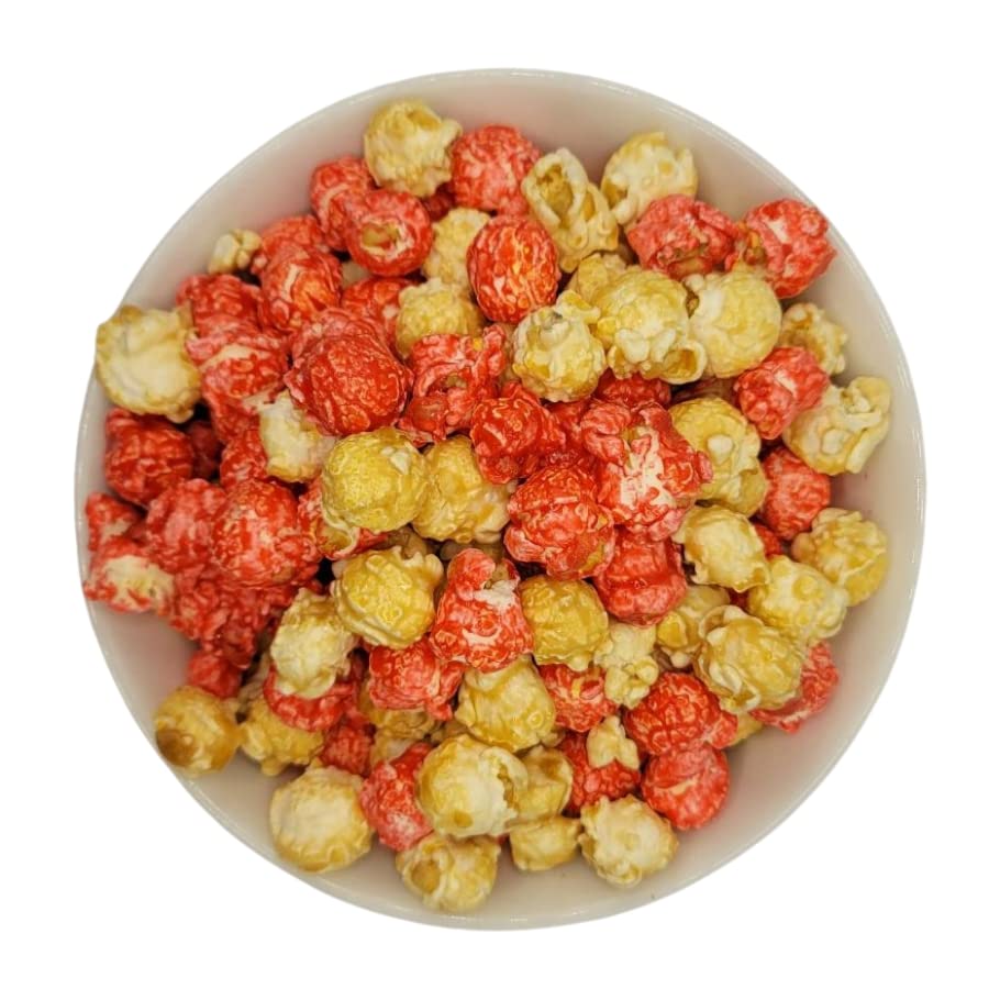 Vanilla & Strawberry Popcorn | 4 Pack | 7 oz. | Made in Gibbon, NE | HR Poppin' Snacks