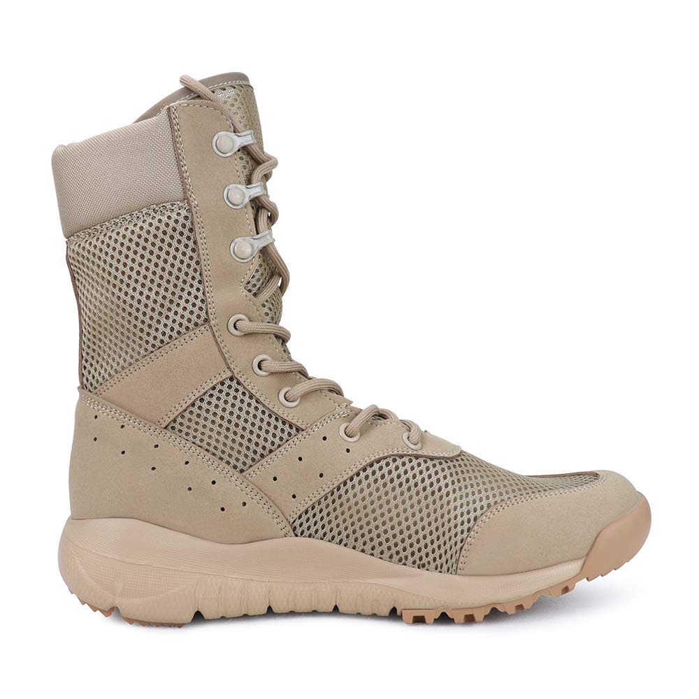 Botas militares Hombre Botas Tácticas 6" Botas Ligeras Profesionales con Suela EVA Botas de Combate Impermeable botas senderismo hombres Model-521