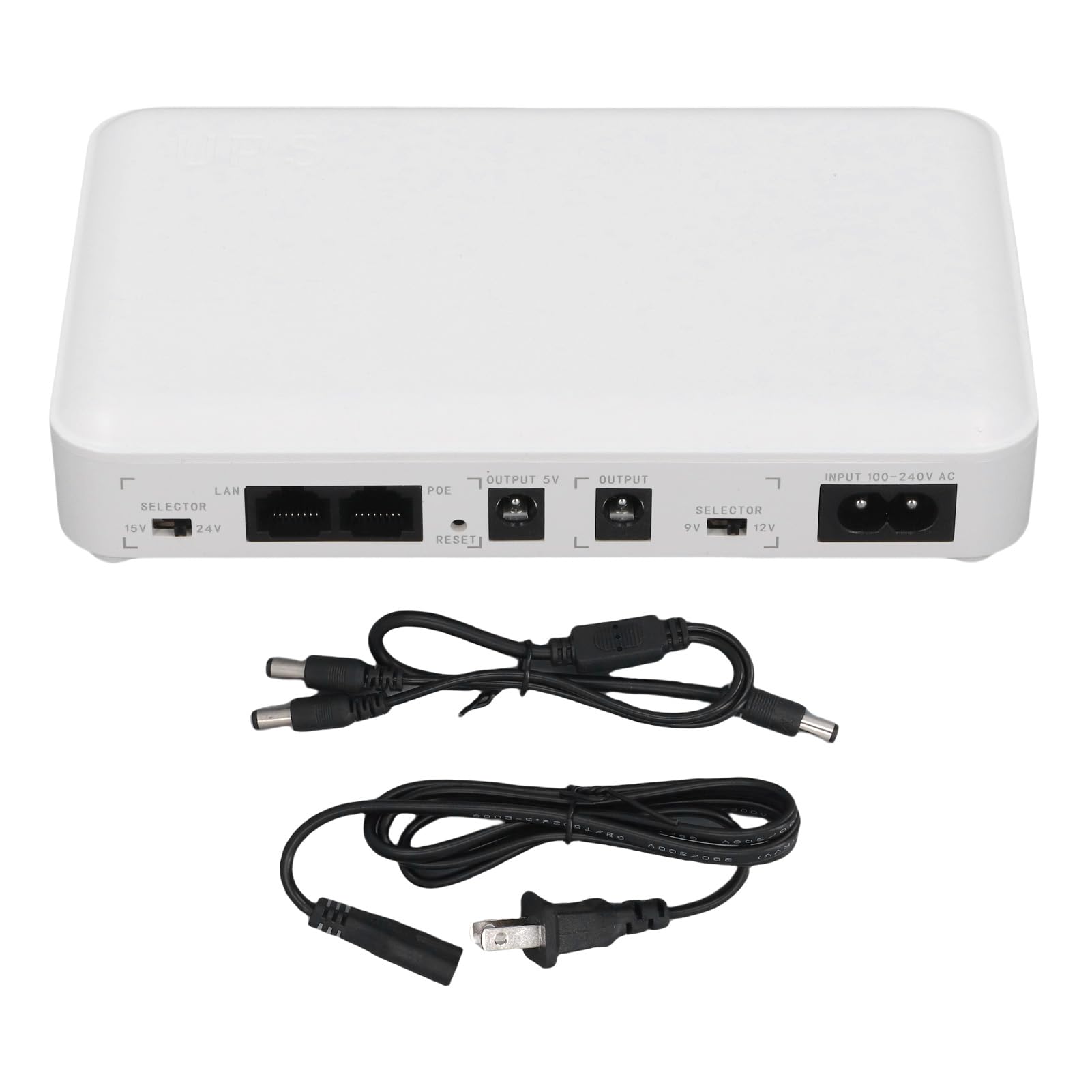Mini DC UPS Power Backup 8000mAh WiFi Connection Router Modem Security Cámaras
