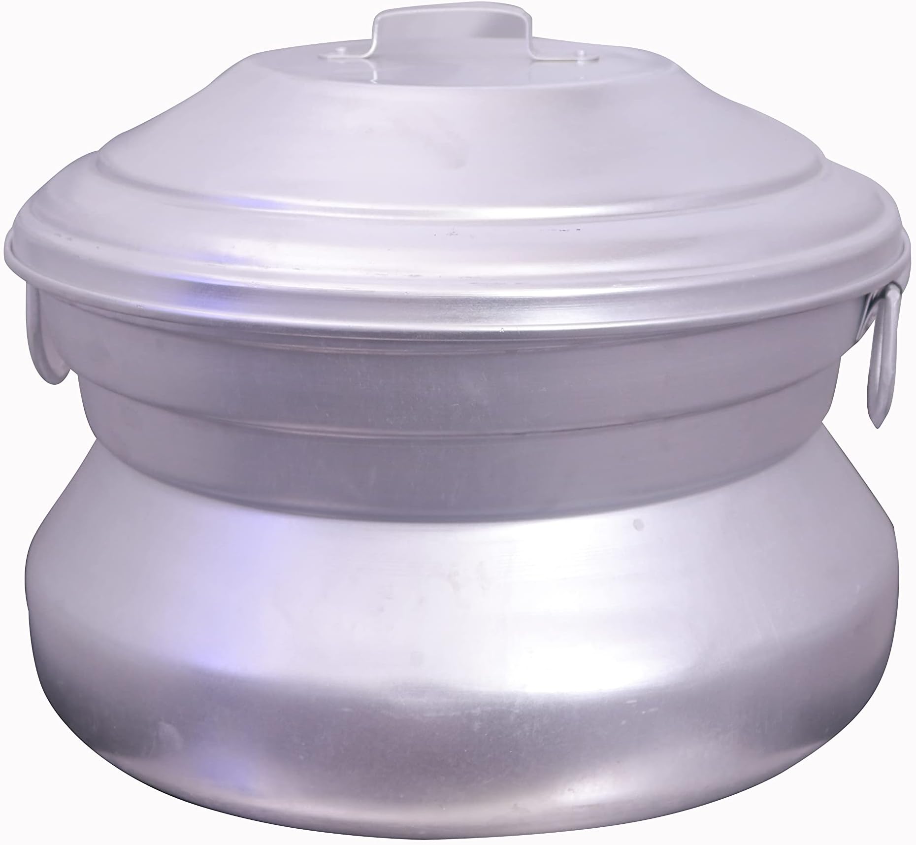 Malabar Trading Company Aluminium Idly Maker, satti, Steamer, Idli Cooker big Size, Idli Chembu for Restaurant, Canteen | INDUSTRIAL GRADE (MINOR SCRATCHES TO BE EXPECTED) (42 Idli)