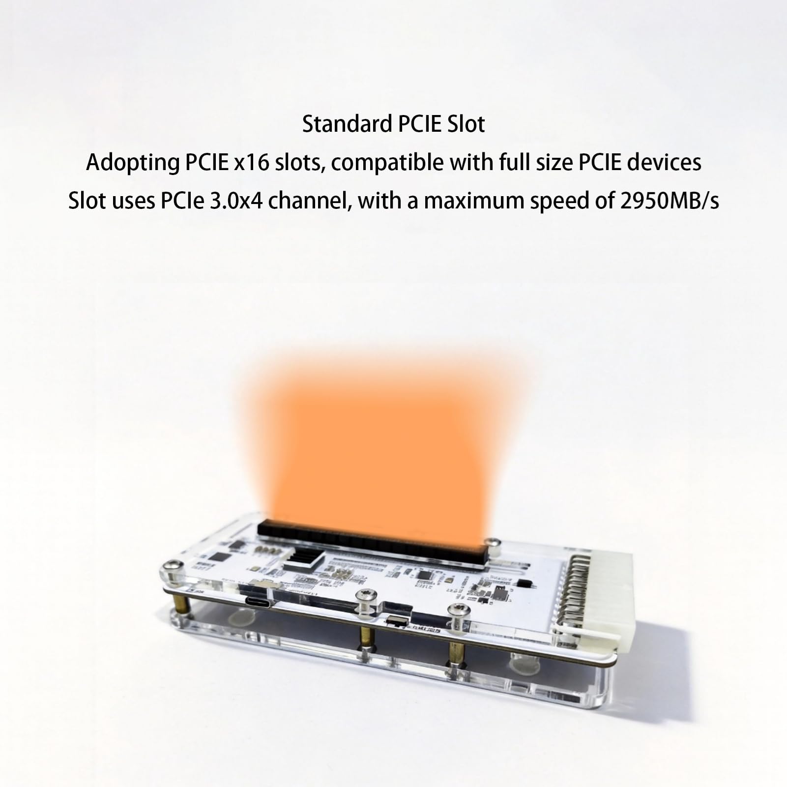 Luocute Station d'accueil Graphique Externe pour 3 4 USB4 PCIe 3.0 EGPU