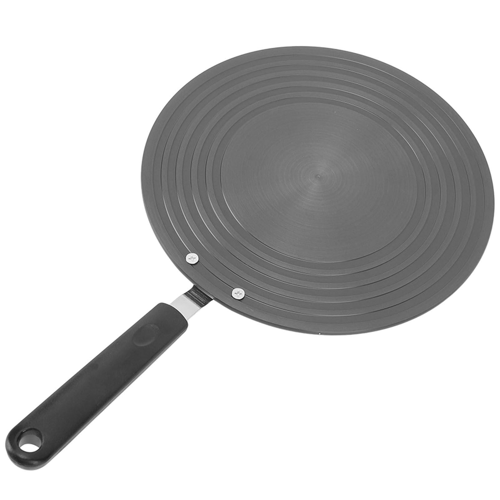 Placa Difusora de Calor Placa Adaptadora de Inducción de Acero Inoxidable con Mango de Extracción Utensilios de Cocina Anillo de Cocción a Fuego Lento Placa de Placa de Inducción (28cm)