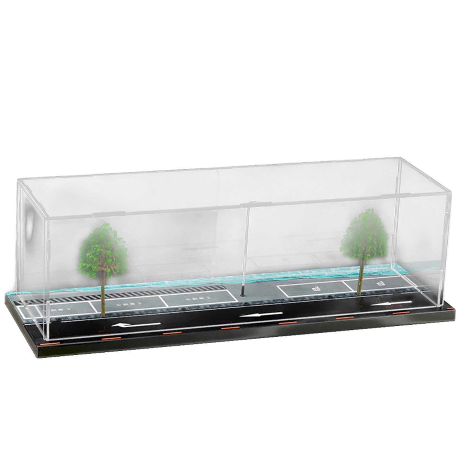 Modelo 1:64, Vitrina de Coche, Regalos, Modelo de Garaje estacionamiento para el hogar, librería, Oficina, Carretera Junto al mar
