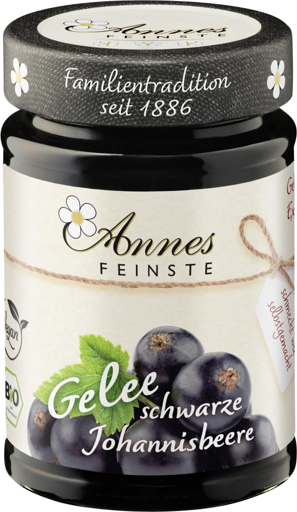 Bio Schwarzes Johannisbeer Gelee extra 6 x 225 g