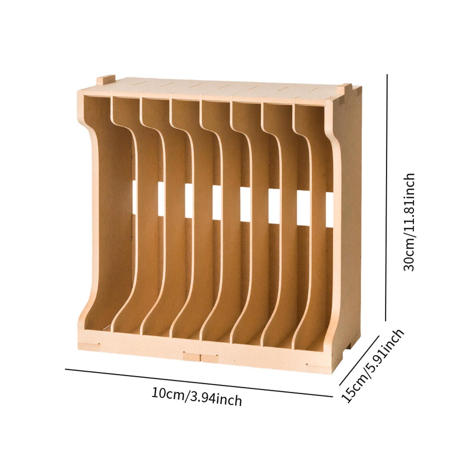 Modellbausatz Werkzeugaufbewahrungsregal Teilehalter Bastelständer MDF Holzregal für Zubehör Und Spritzlinge für Kreativen Modellbau Hobbyraum, 30x15x40cm