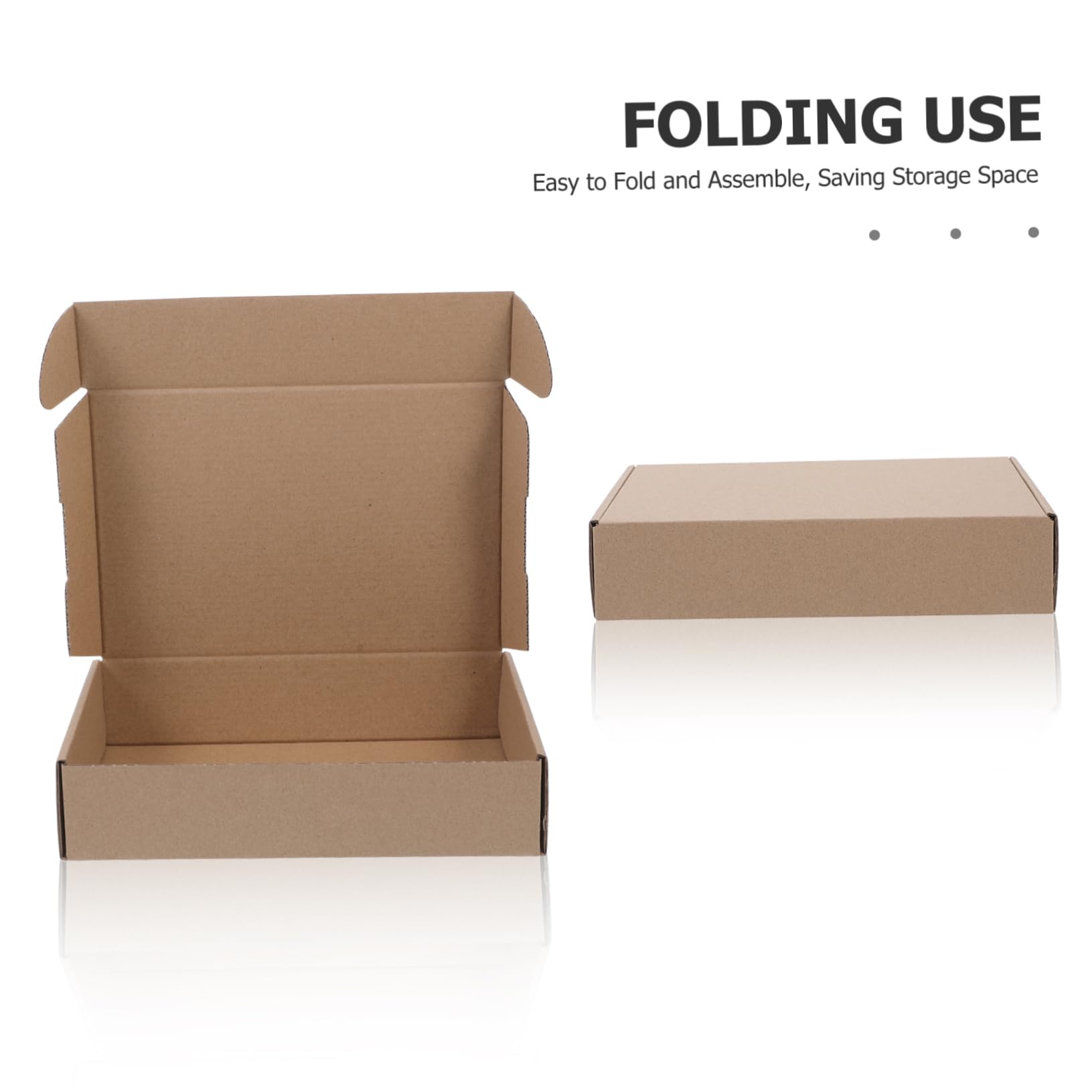 25piezas Cajas De Cartón Para Embalaje Caja De Envío Engrosada Para Pequeñas Unidades Para Envío y Almacenamiento De Ropa y Ropa Interior Para Embalaje