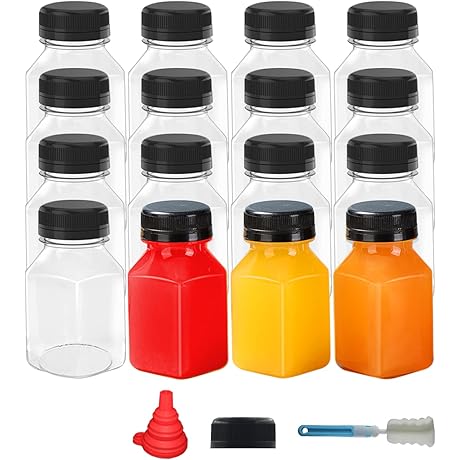 48 Pack Mini Water Bottles, 4 oz Capacity