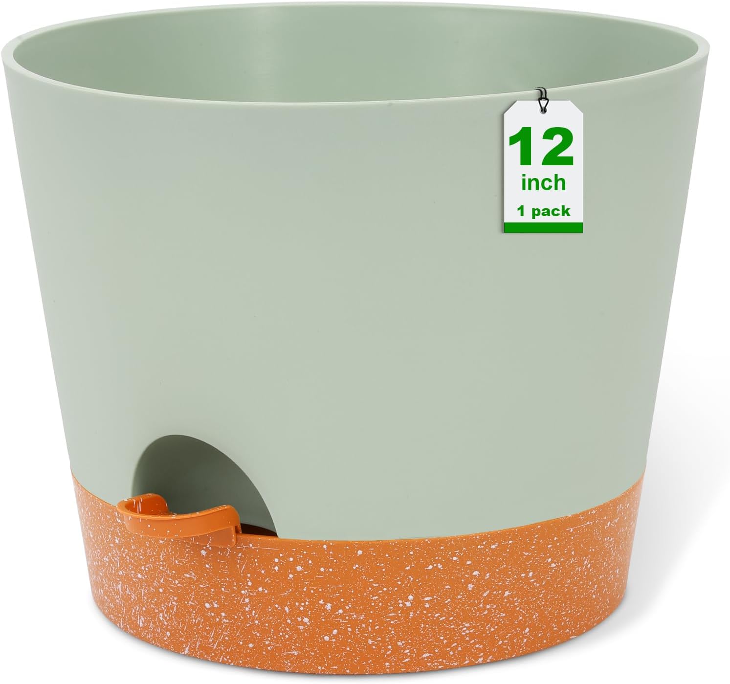 GARDIFE 12 inch Plant Pots, planters, Self Watering Pots