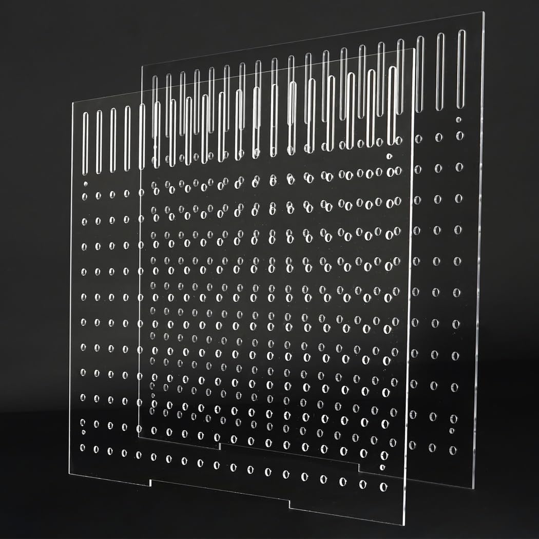 Fish Tank Dividers, Two Pieces, Suction Cups Included, DIY Acrylic Isolation Divider Board, Install and Assemble Easily, Clear, Designed for Aquarium, 15.74" X 11.81"