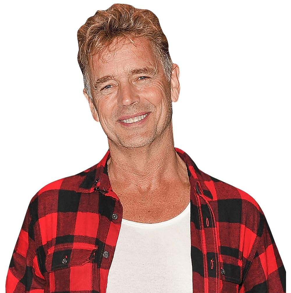 John Schneider (Flannel) Half Body Buddy Cutout