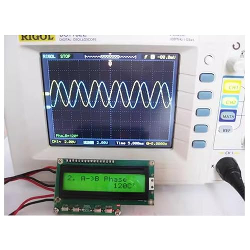 Miniatura 2 de HS630 generador de señal sinusoidal trifásico fase ajustable 0-360 grados con medidor de frecuencia